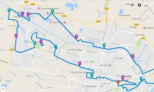 marathon tilburg parcours