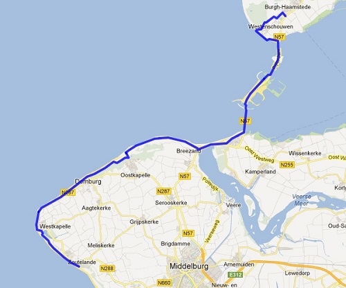 marathon zeeland parcours